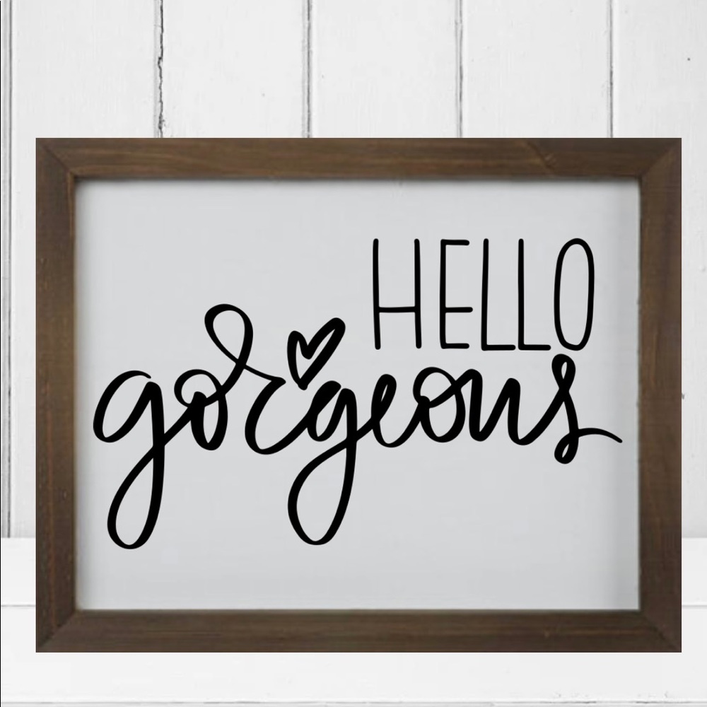 Home decor sign